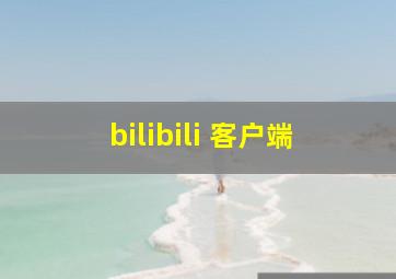 bilibili 客户端